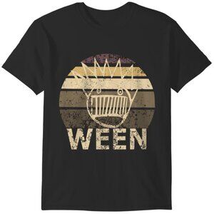 Ween Boognish T-Shirt Vintage Retro Rock Band Distressed Graphic Tee 89